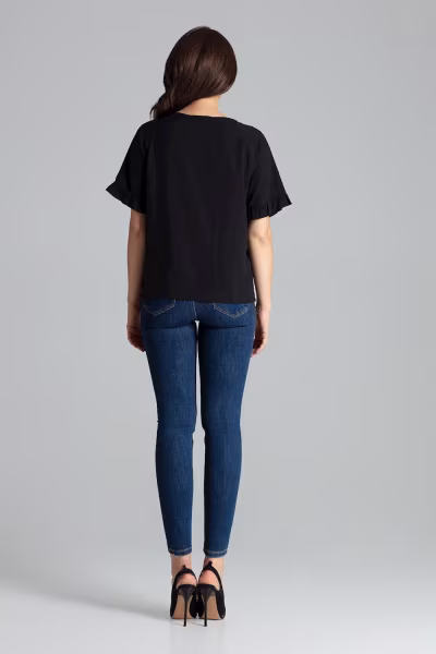 Bluzka Model L052 Black - Lenitif — zdjęcie 3
