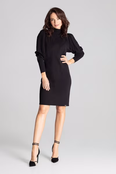 Sukienka Model L064 Black - Lenitif — zdjęcie 1