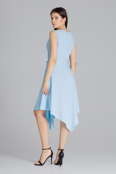 Sukienka Model L080 Blue - Lenitif — zdjęcie 3