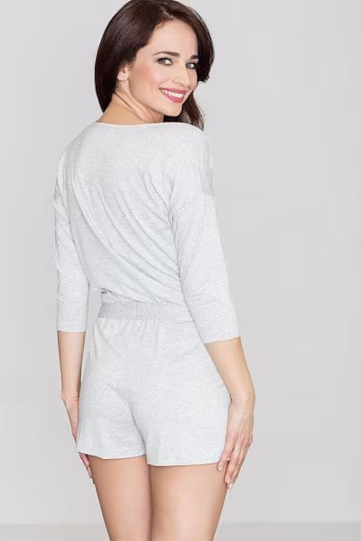 Kombinezon Damski Model K374 Light Grey - Lenitif — zdjęcie 2