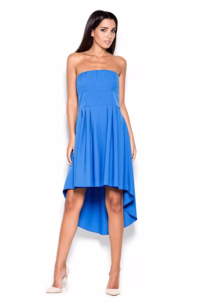 Sukienka Model K031 Blue - Lenitif — zdjęcie 1