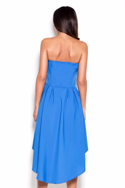 Sukienka Model K031 Blue - Lenitif — zdjęcie 2