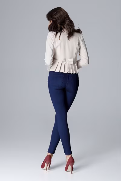 Żakiet Model L008 Beige - Lenitif — zdjęcie 3