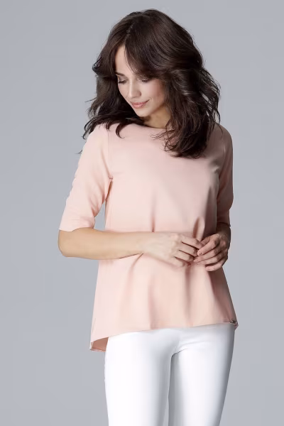 Bluzka Model L002 Pink - Lenitif — zdjęcie 1