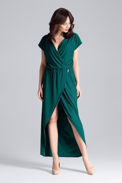 Sukienka Model L033 Green - Lenitif — zdjęcie 1