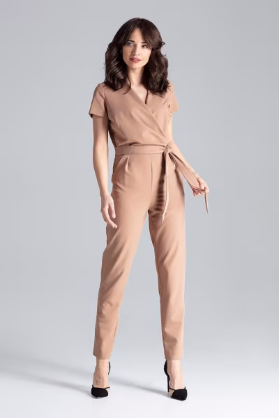 Kombinezon Damski Model L027 Brown - Lenitif — zdjęcie 1