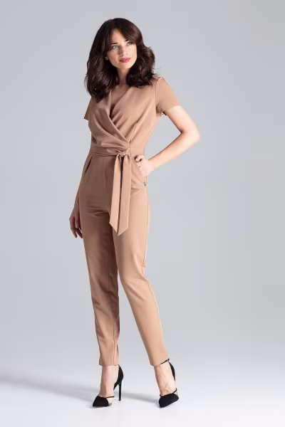 Kombinezon Damski Model L027 Brown - Lenitif — zdjęcie 2