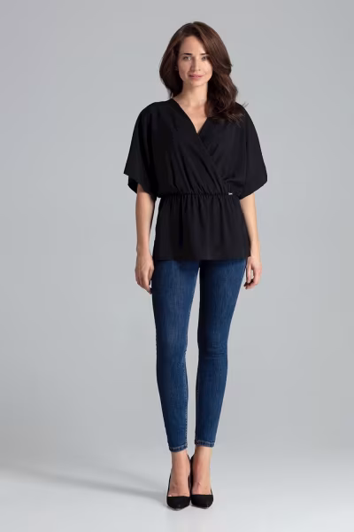 Bluzka Model L063 Black - Lenitif — zdjęcie 2
