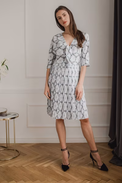Sukienka Model L076 Wzór 114 - Lenitif — zdjęcie 2