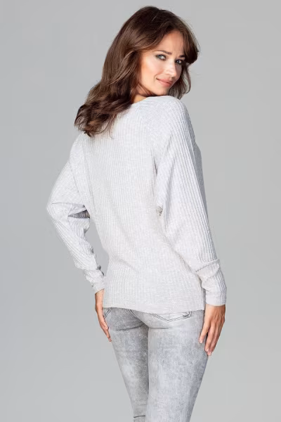 Bluzka Model K468 Grey - Lenitif — zdjęcie 3