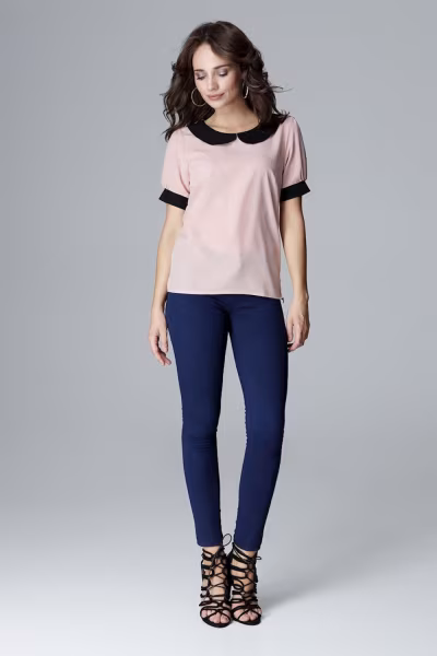 Bluzka Model L007 Pink - Lenitif — zdjęcie 3