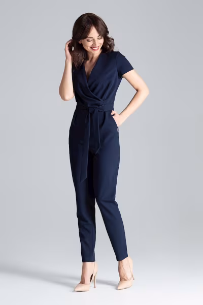 Kombinezon Damski Model L027 Navy - Lenitif — zdjęcie 2