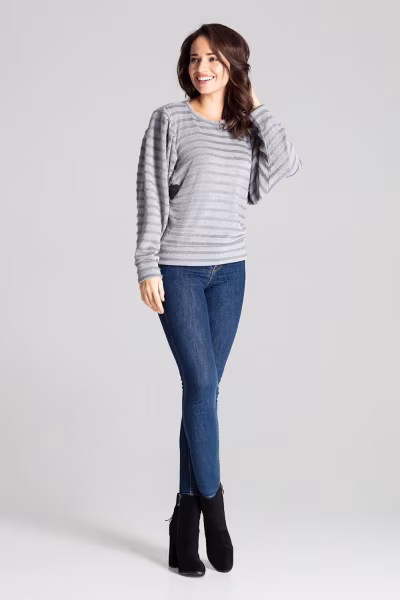 Bluzka Model L069 Grey - Lenitif — zdjęcie 2