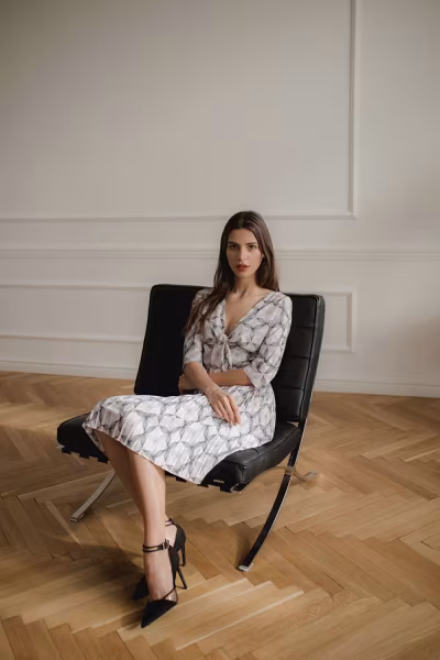 Sukienka Model L076 Wzór 113 - Lenitif — zdjęcie 3