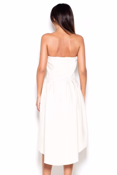 Sukienka Model K031 Beige - Lenitif — zdjęcie 2