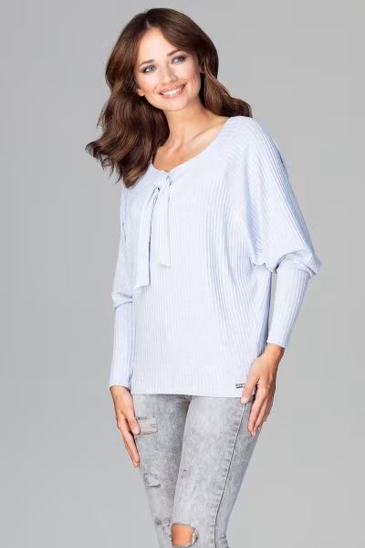 Bluzka Model K468 Sky Blue - Lenitif — zdjęcie 3