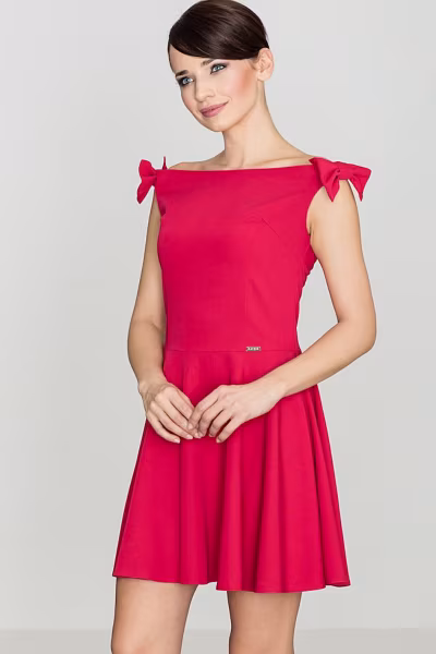 Sukienka Model K170 Red - Lenitif — zdjęcie 1