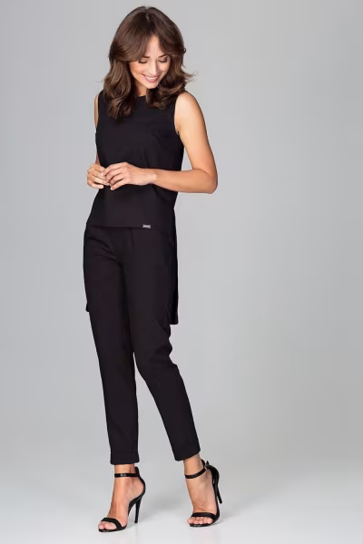 Spodnie Komplet Model K484 Black - Lenitif — zdjęcie 2