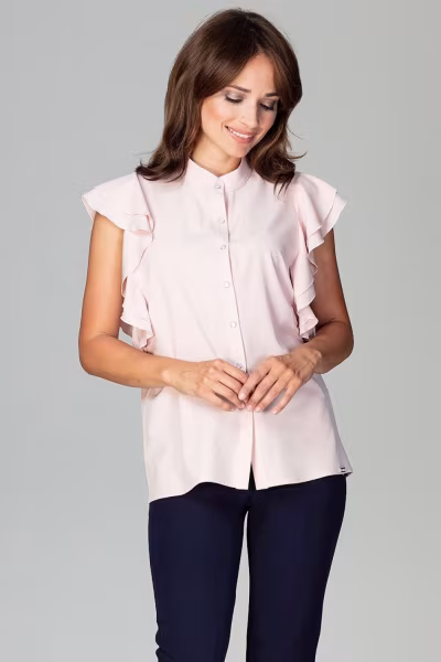 Koszula Model K482 Pink - Lenitif — zdjęcie 1