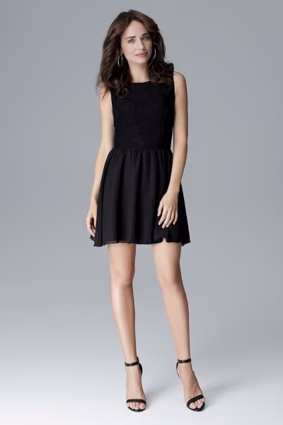 Sukienka Model L024 Black - Lenitif — zdjęcie 1