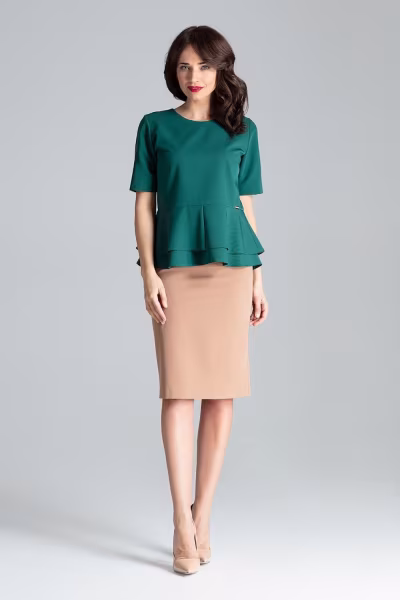 Bluzka Model L026 Green - Lenitif — zdjęcie 2