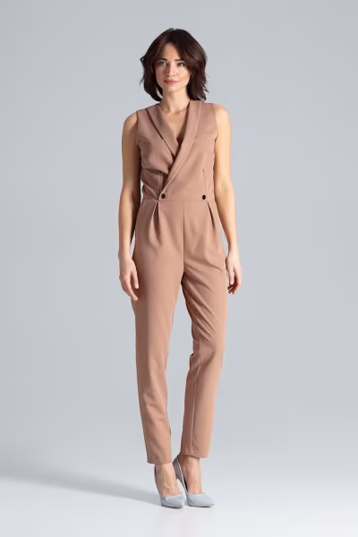 Kombinezon Damski Model L040 Brown - Lenitif — zdjęcie 2