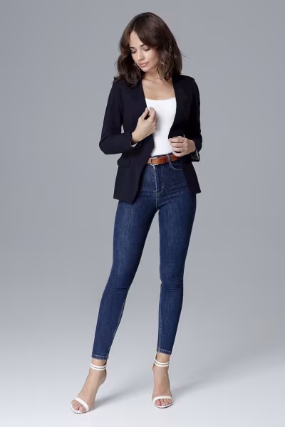 Żakiet Model L022 Navy - Lenitif — zdjęcie 1