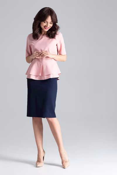Bluzka Model L026 Pink - Lenitif — zdjęcie 2