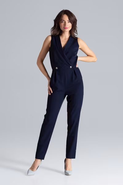 Kombinezon Damski Model L040 Navy - Lenitif — zdjęcie 1