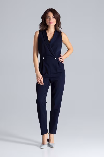 Kombinezon Damski Model L040 Navy - Lenitif — zdjęcie 2
