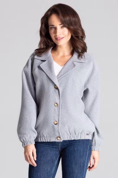 Kurtka Damska Model L075 Grey - Lenitif — zdjęcie 1