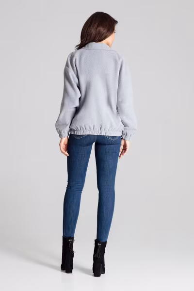 Kurtka Damska Model L075 Grey - Lenitif — zdjęcie 3