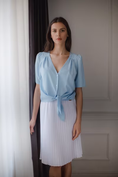 Bluzka Model L081 Blue - Lenitif — zdjęcie 1