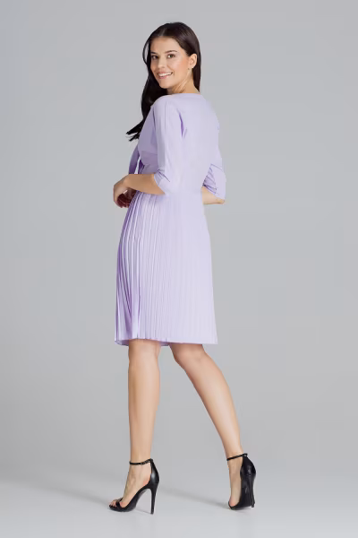 Sukienka Model L076 Violet - Lenitif — zdjęcie 3