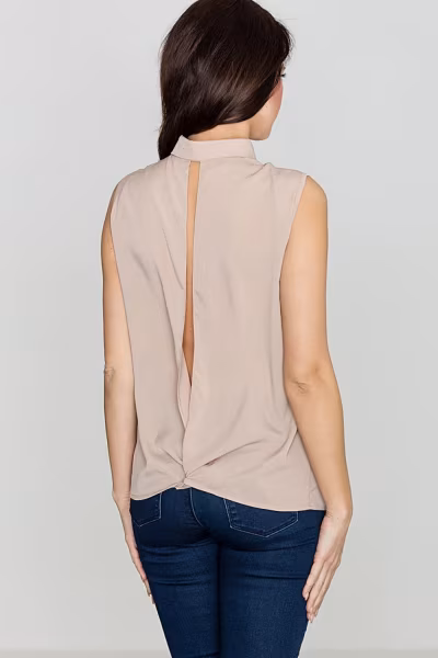 Bluzka Model K363 Beige - Lenitif — zdjęcie 2