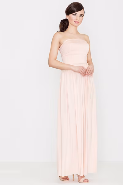 Sukienka Model K252 Pink - Lenitif — zdjęcie 1