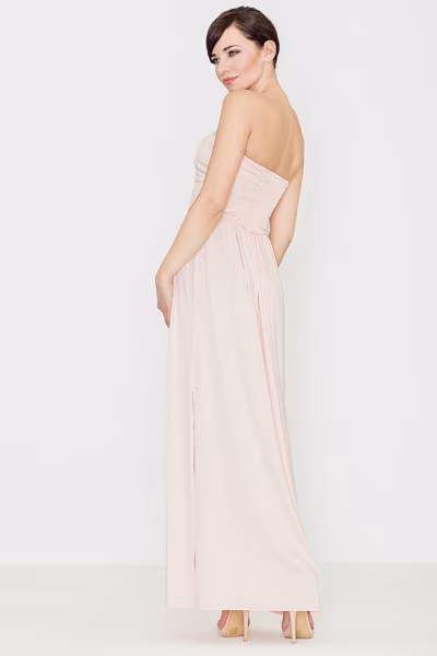 Sukienka Model K252 Pink - Lenitif — zdjęcie 2