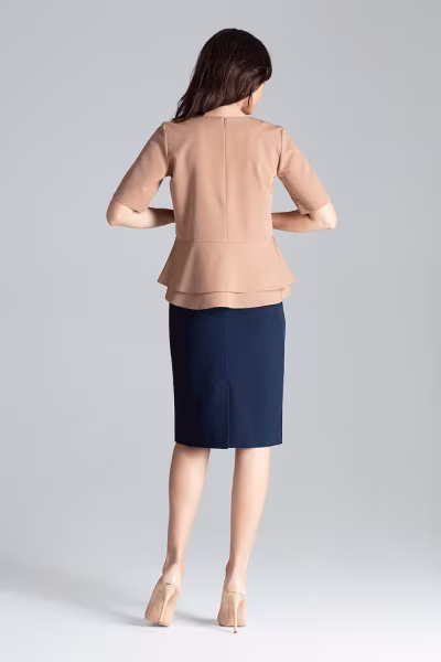 Bluzka Model L026 Brown - Lenitif — zdjęcie 3