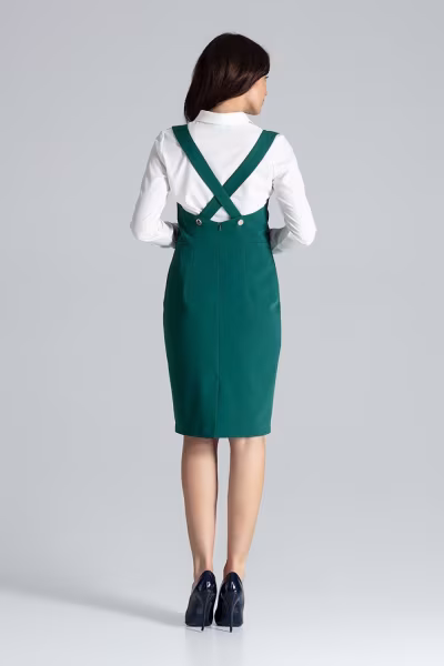Sukienka Model L039 Green - Lenitif — zdjęcie 3