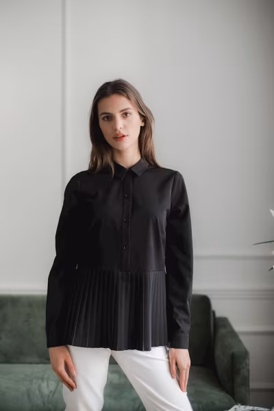 Bluzka Model L089 Black - Lenitif — zdjęcie 1