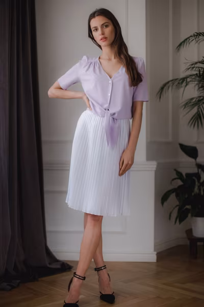 Bluzka Model L081 Violet - Lenitif — zdjęcie 1