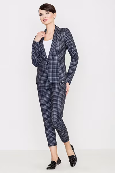 Spodnie Damskie Model K420 Wzór 40 Black - Lenitif — zdjęcie 2