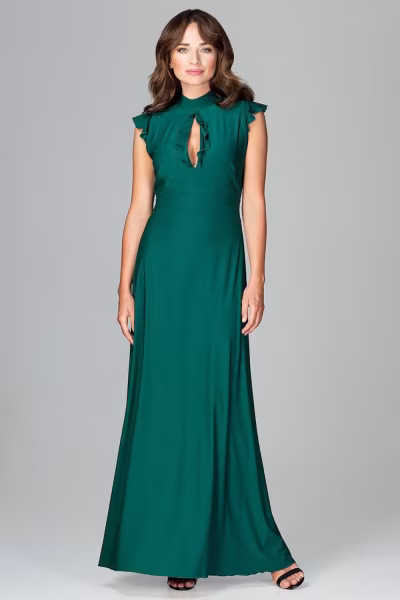 Sukienka Model K486 Green - Lenitif — zdjęcie 1