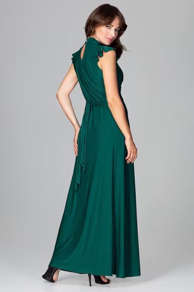 Sukienka Model K486 Green - Lenitif — zdjęcie 3