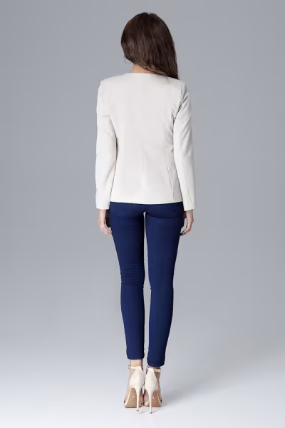 Żakiet Model L022 Beige - Lenitif — zdjęcie 3