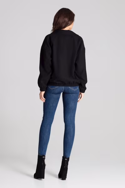 Kurtka Damska Model L075 Black - Lenitif — zdjęcie 3