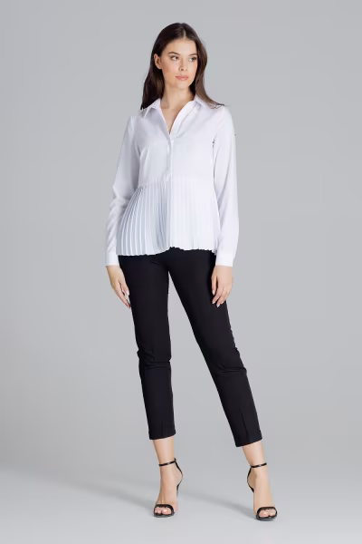 Bluzka Model L089 White - Lenitif — zdjęcie 2