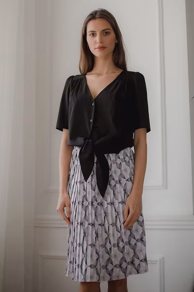 Bluzka Model L081 Black - Lenitif — zdjęcie 3