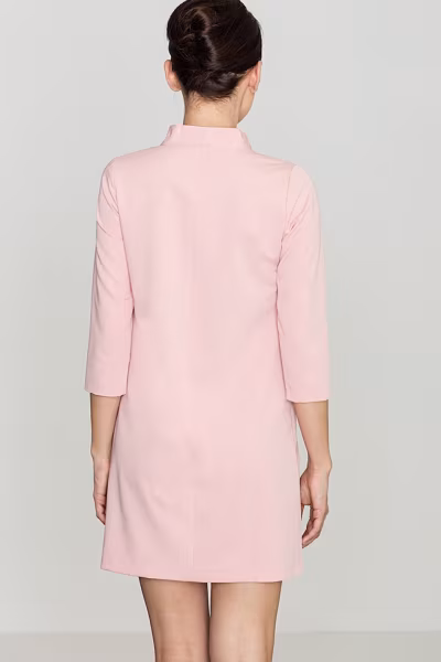 Sukienka Model K369 Pink - Lenitif — zdjęcie 2