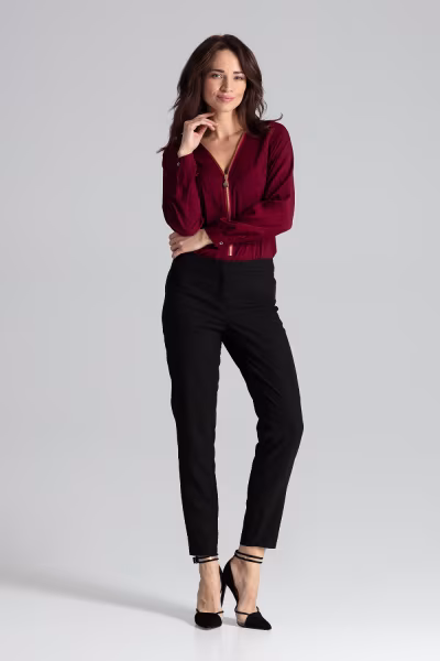 Bluzka Model L023 Bordo - Lenitif — zdjęcie 1